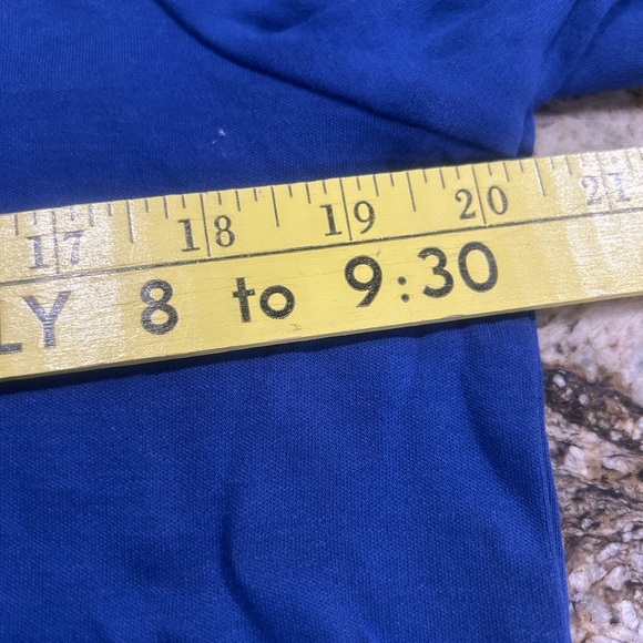 Allison Daley Blue Short Sleeve Boxy Tee - Picture 6 of 13